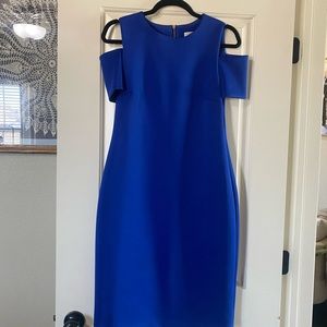 Blue Calvin Klein dress